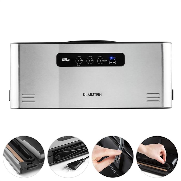 Máy Hút Chân Không KLARSTEIN FOODLOCKER PRO MODEL 10029742, Hàng Chính Hãng Thương Hiệu Đức, Bảo Hành 12 Tháng